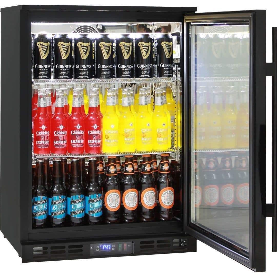 Rhino Black Commercial Glass Door Bar Fridge, Fridges & Coolers, Rhino