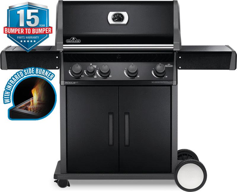 Napoleon Rogue XT 525 SIB 4 Burner BBQ with Infrared Side Burner - RXT525SIBPK-1-AU - Joe's BBQs