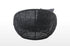 East India Round Daybed 120cm Black Random Weave with Grey Cushion - Joe's BBQs