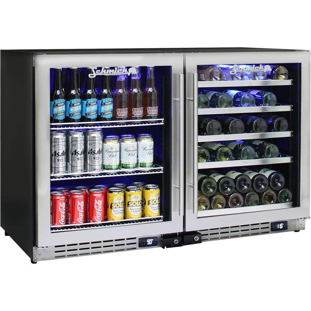 Schmick Under Bench Beer And Wine Fridge Combination - JC132-Combo - Joe's BBQs