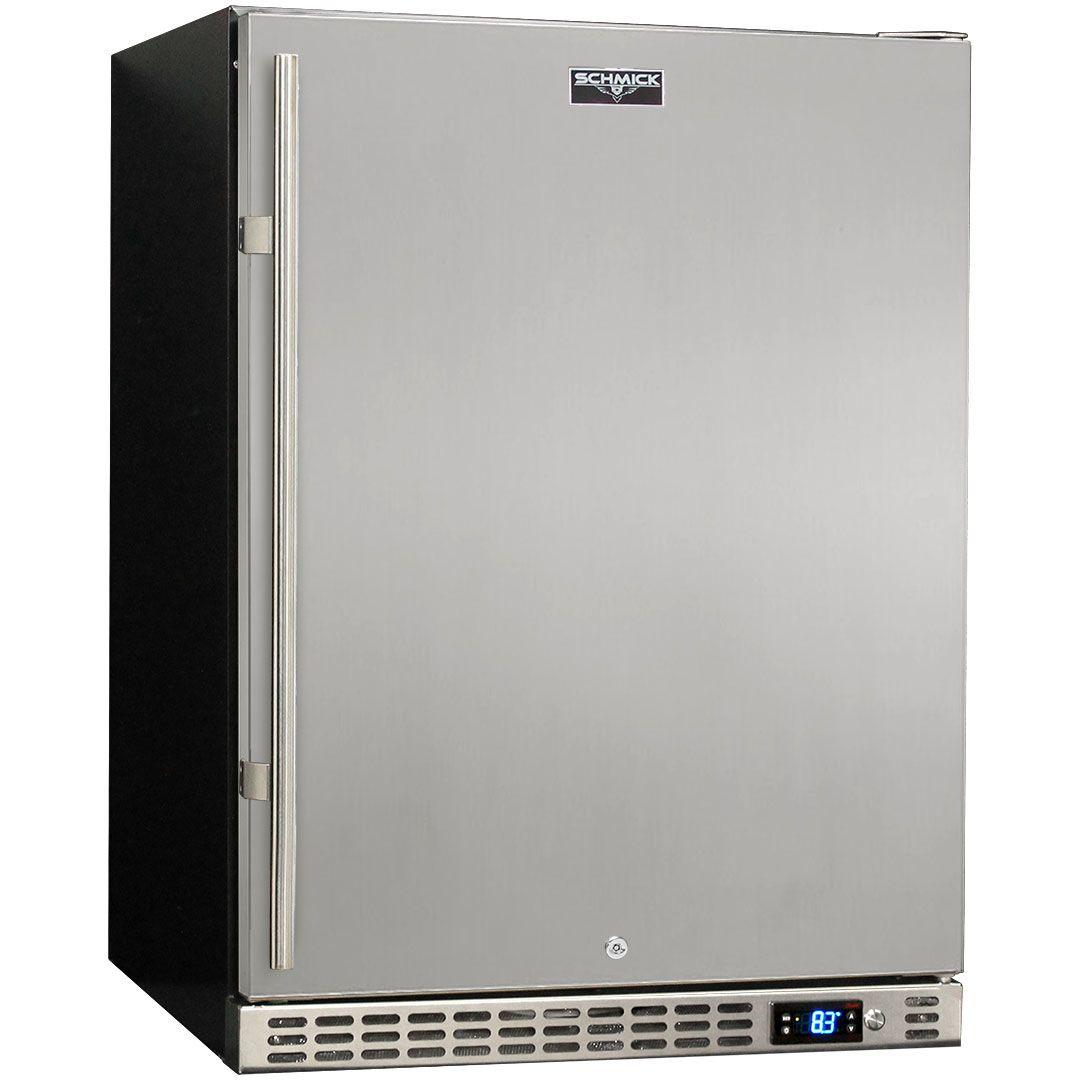 Schmick Single Door Under Bench Solid Stainless Door Bar Fridge - SK156-SD - Joe's BBQs
