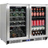 Schmick Twin Zone Alfresco Beer And Wine Bar Fridge, , Schmick