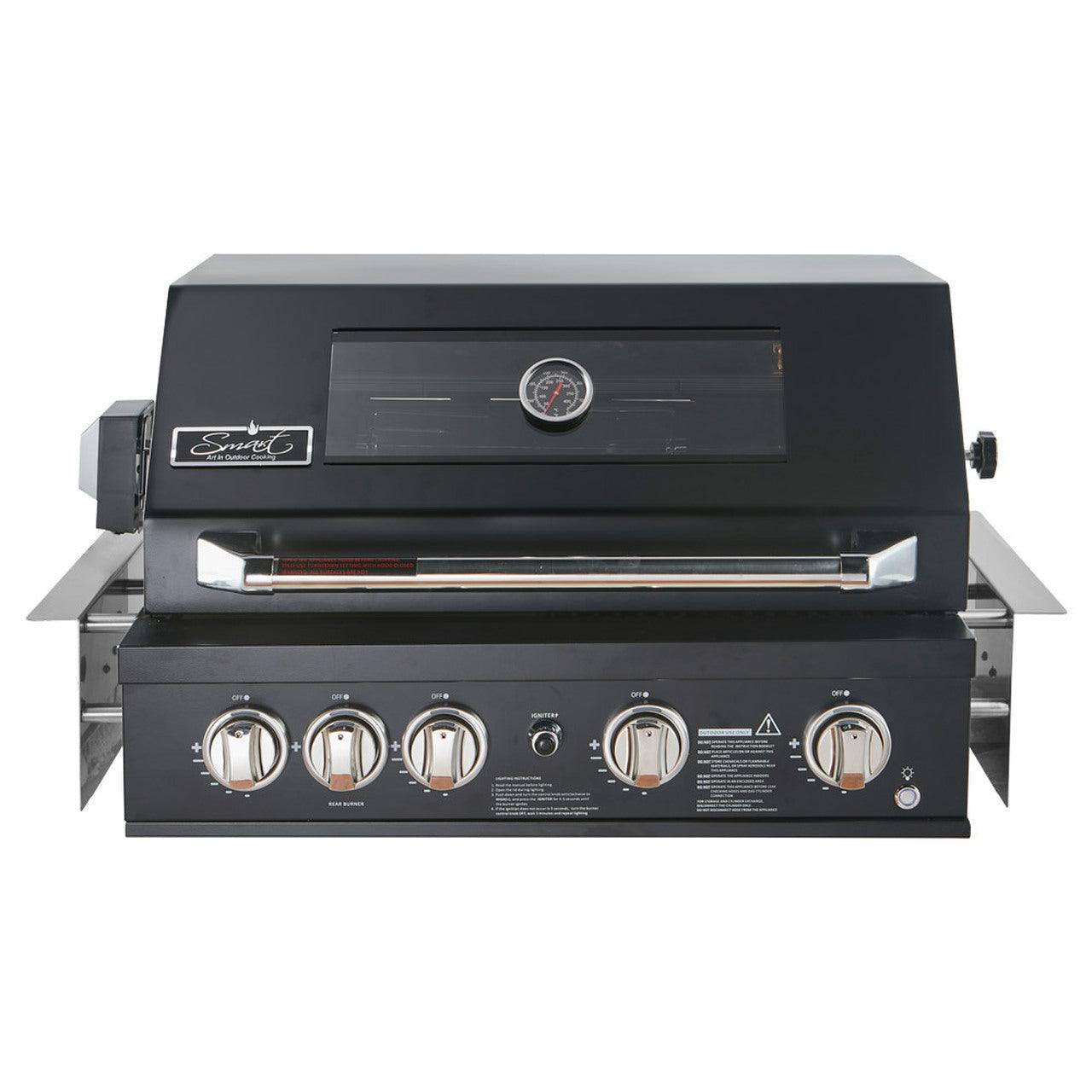 Smart Black 4 Burner Built-In BBQ - Joe's BBQs