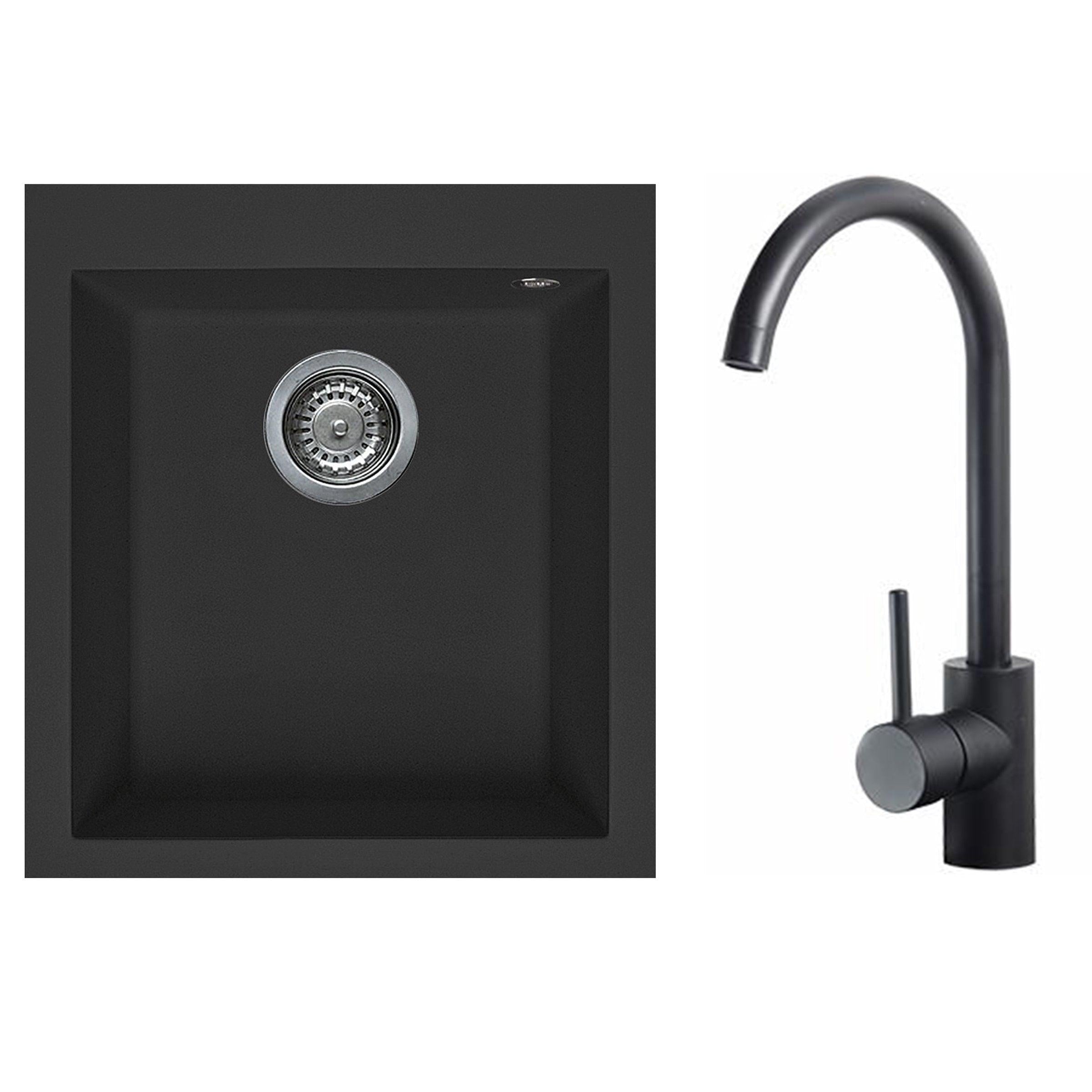 Artusi Black Sink and Tap - Joe's BBQs