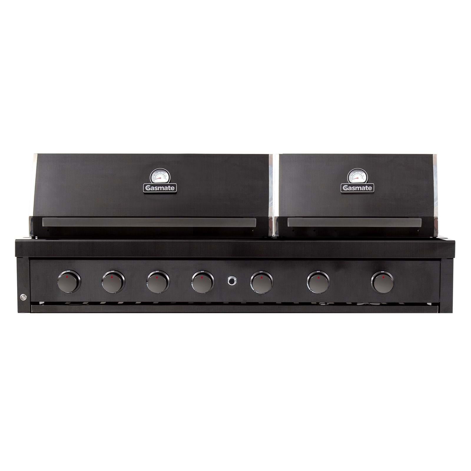 Gasmate Nova Graphite 6 Burner Twin Hood Built-in BBQ - BQ2092B - Joe's BBQs
