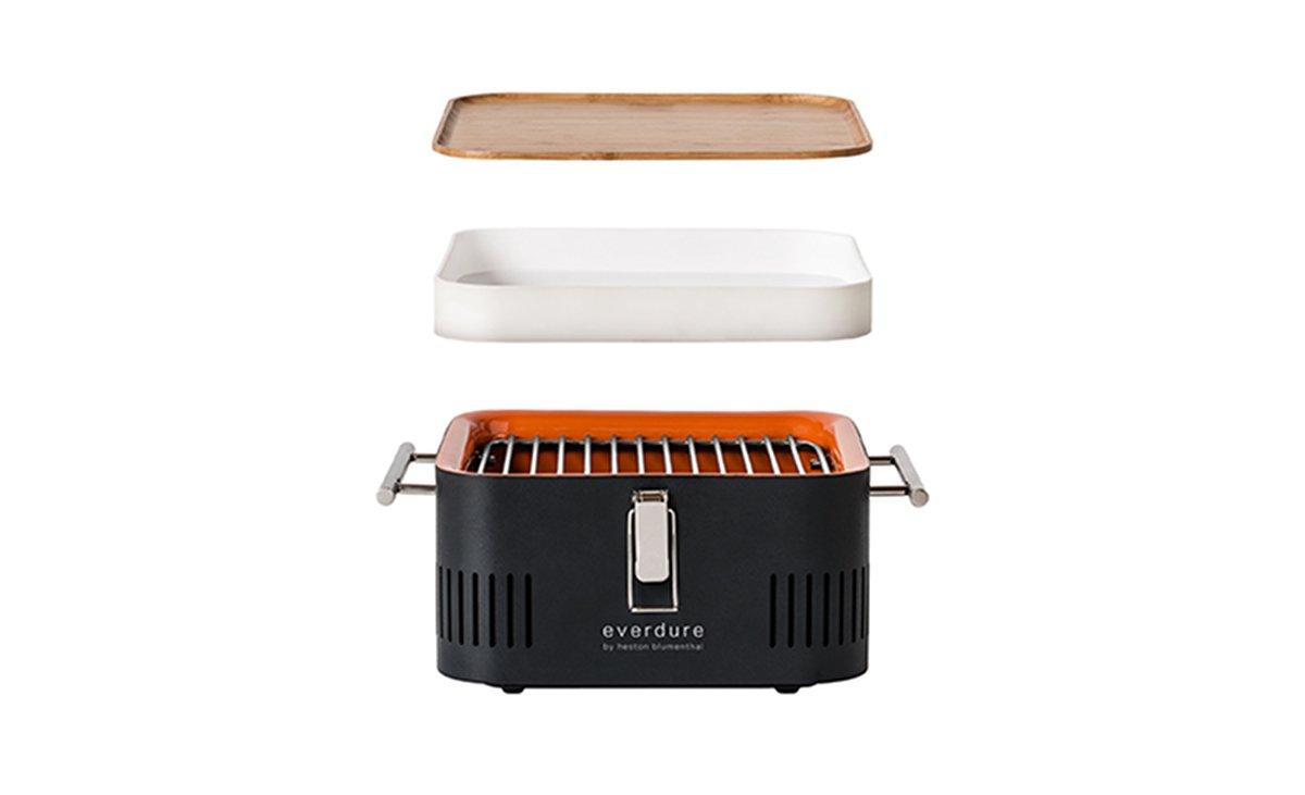Everdure by Heston Blumenthal Cube Charcoal BBQ Orange - Joe's BBQs