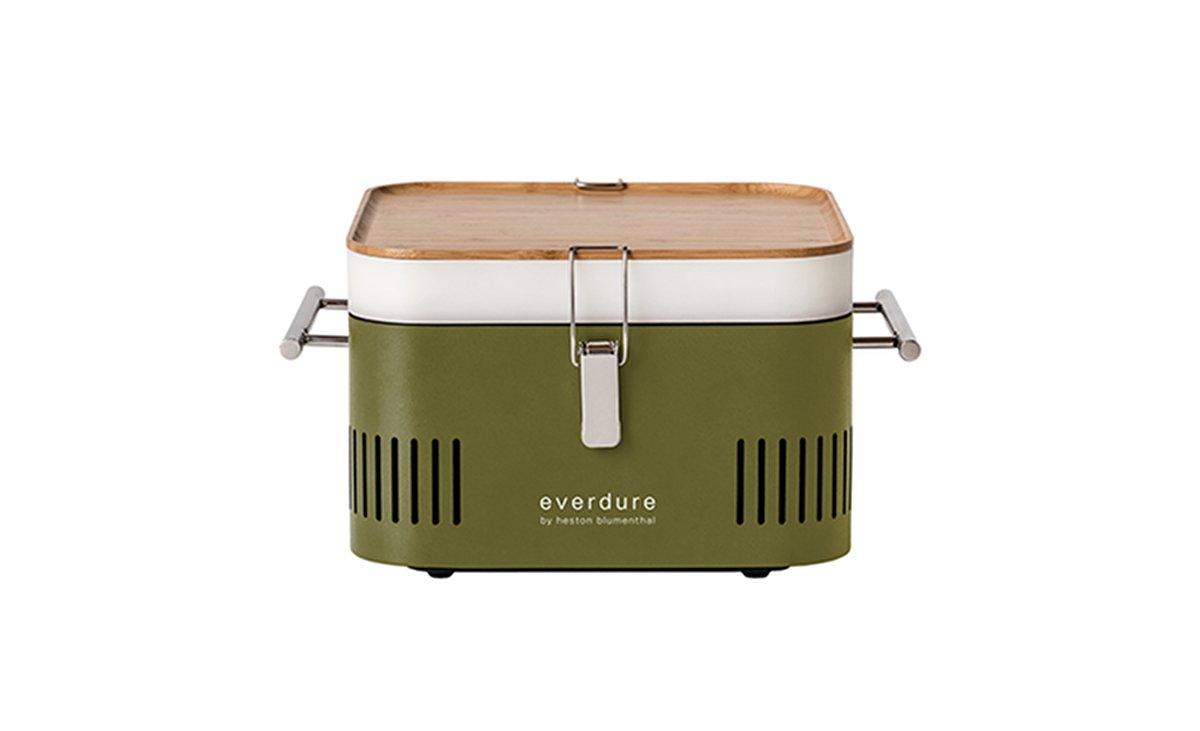Everdure by Heston Blumenthal Cube Charcoal BBQ Khaki - Joe's BBQs