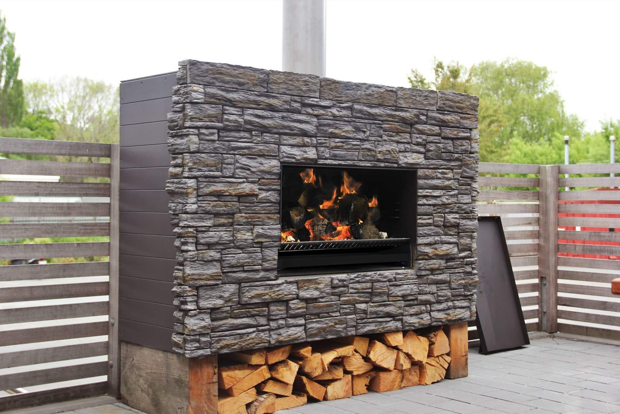 Escea EW5000 Outdoor Wood Fire - Tucker Barbecues