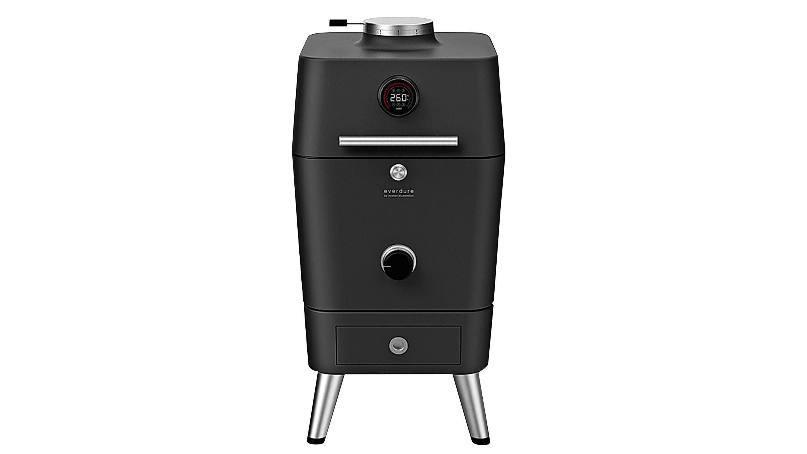 Everdure by Heston Blumenthal 4K Electric Ignition Charcoal BBQ Oven (Black) - Joe's BBQs