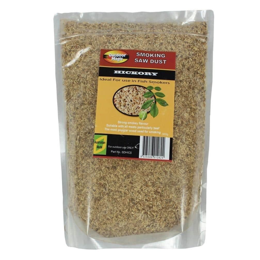 Outdoor Magic Hickory 500g Smoking Sawdust - Joe's BBQs