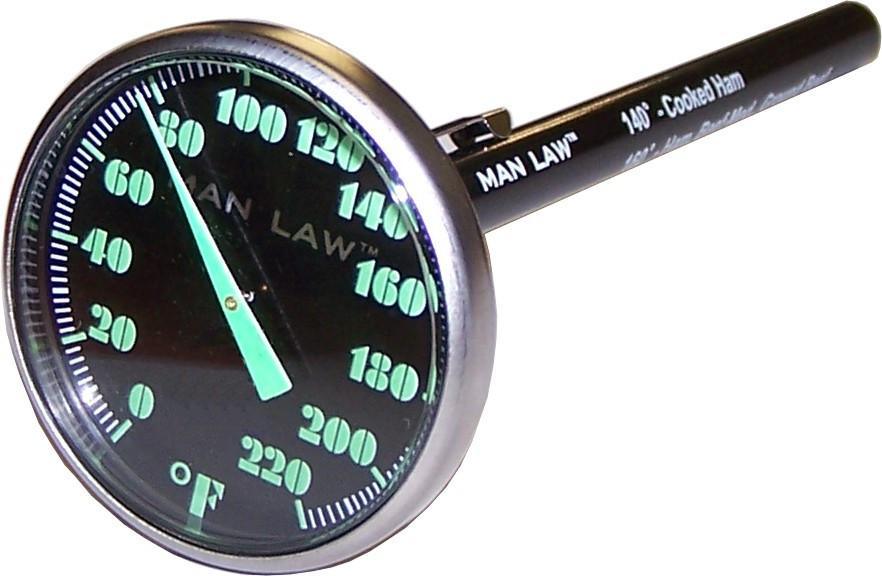 Man Law Dial Instant Read Thermometer - Joe's BBQs