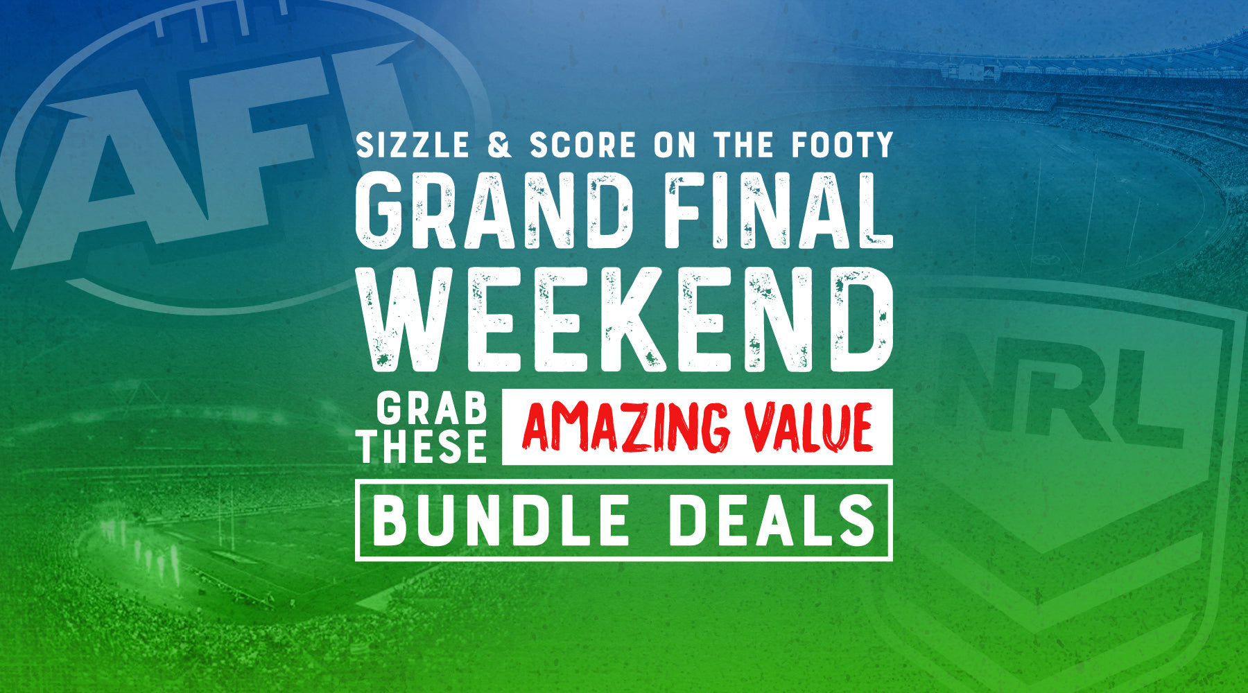 Kick Goals with Joes BBQs Footy Finals Sale