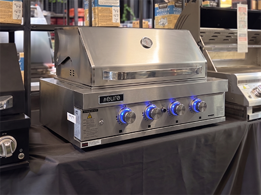 Clearance Sale - Euro Appliances 4 Burner Built In BBQ