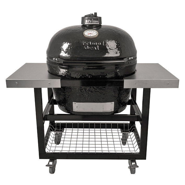 Primo Oval XX-Large All-In-One Charcoal Grill Bundle