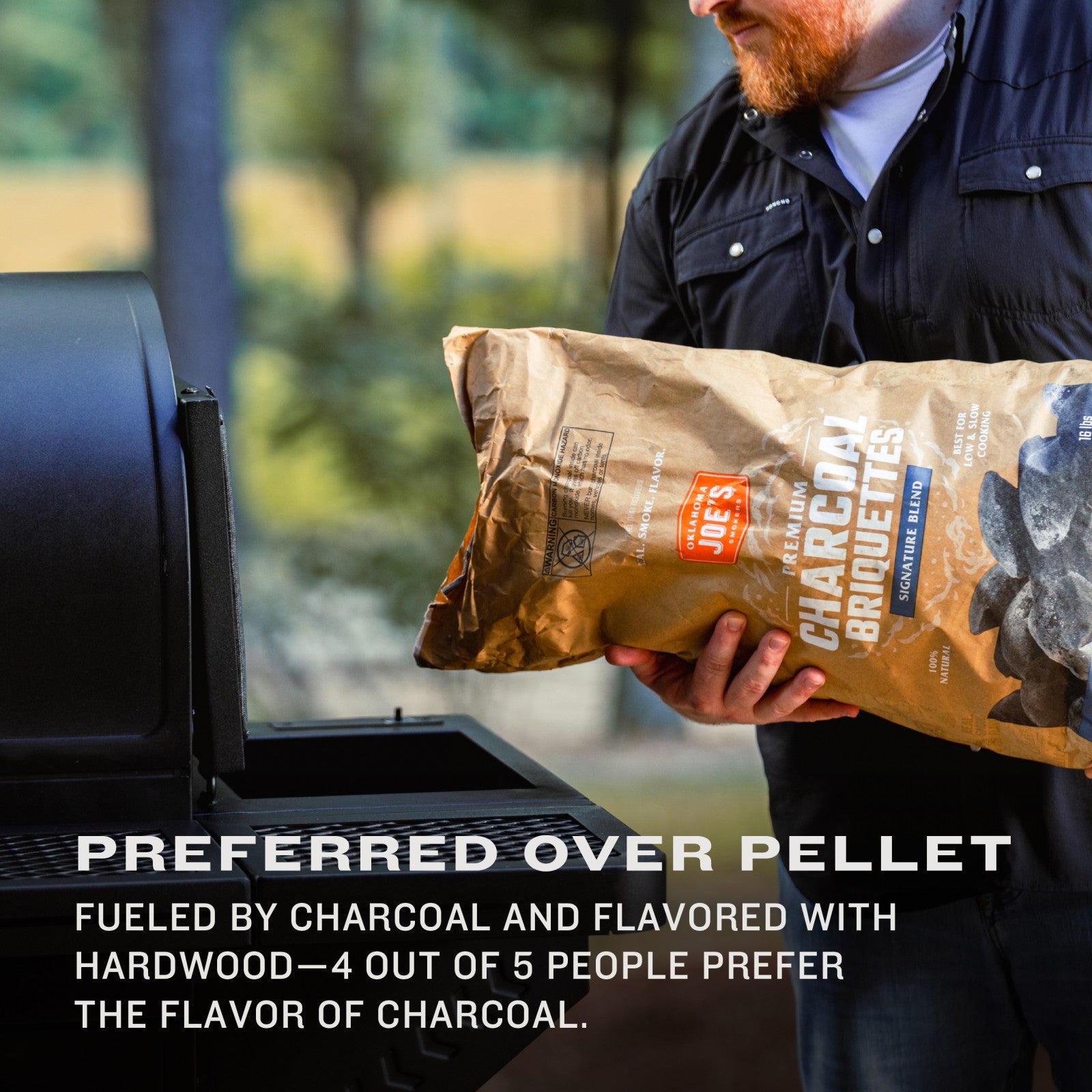 Oklahoma Joes Tahoma 900 Auto Feed Charcoal Grill & Smoker