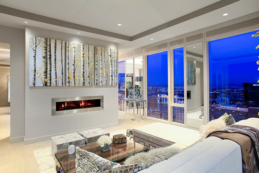 Real Flame Opti-V Electric Fireplace