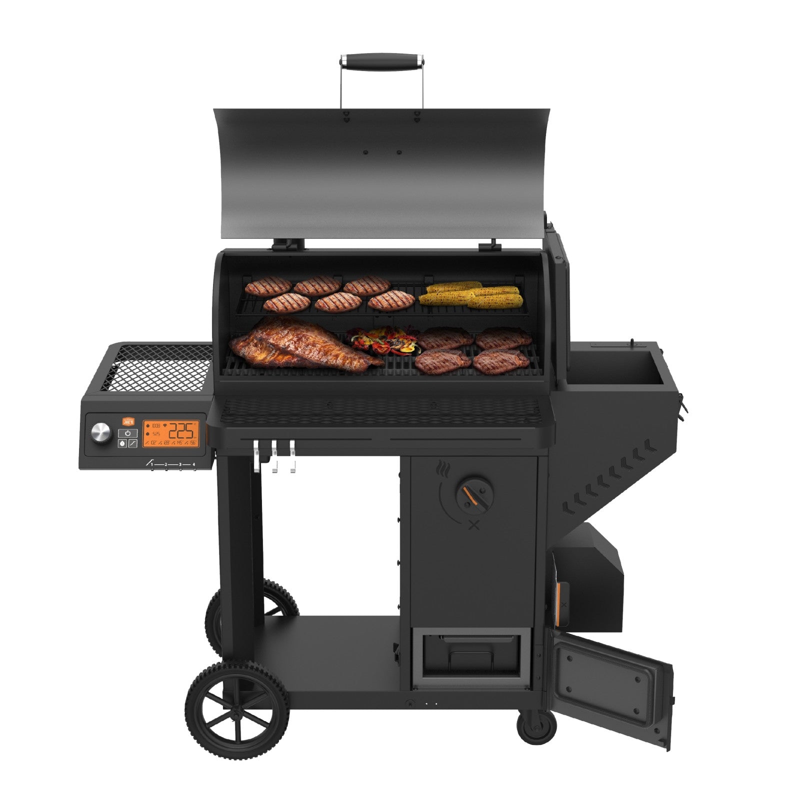 Oklahoma Joes Tahoma 900 Auto Feed Charcoal Grill & Smoker