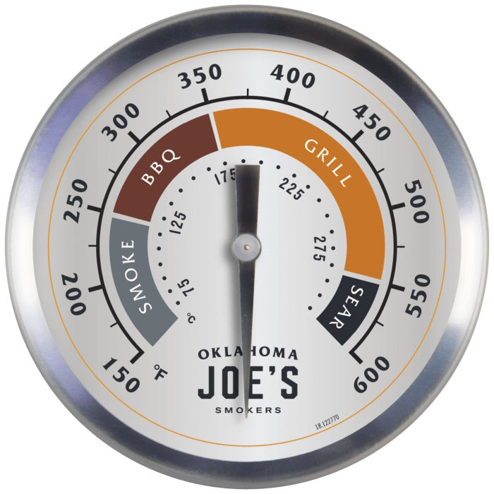 Oklahoma Joes Replacement 3-Inch Smoker Gauge