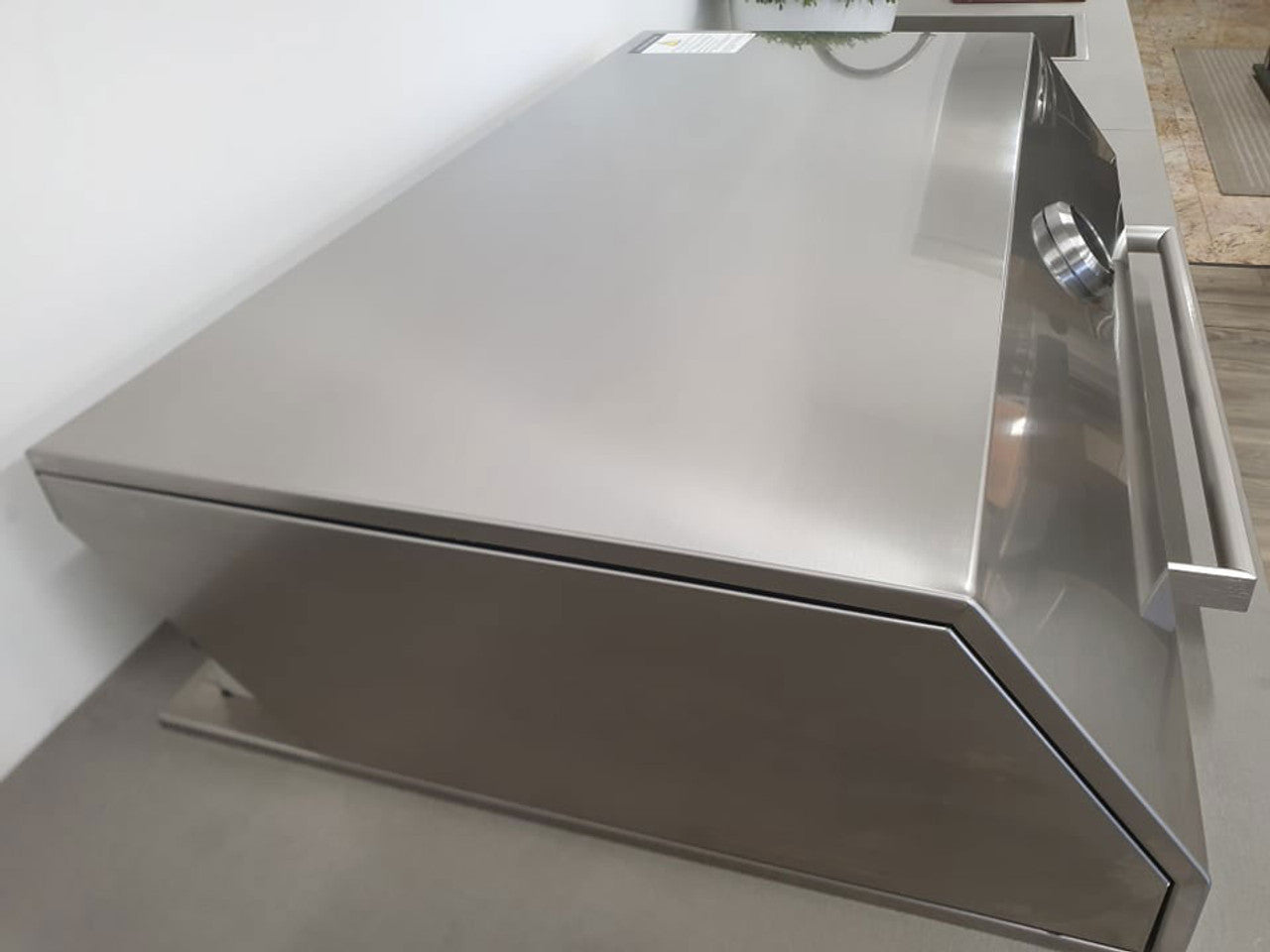 Artusi 316 SS Drop in BBQ with Roasting Hood & Rhino Outdoor ENVY 2 Door Fridge Marine Grade Bundle