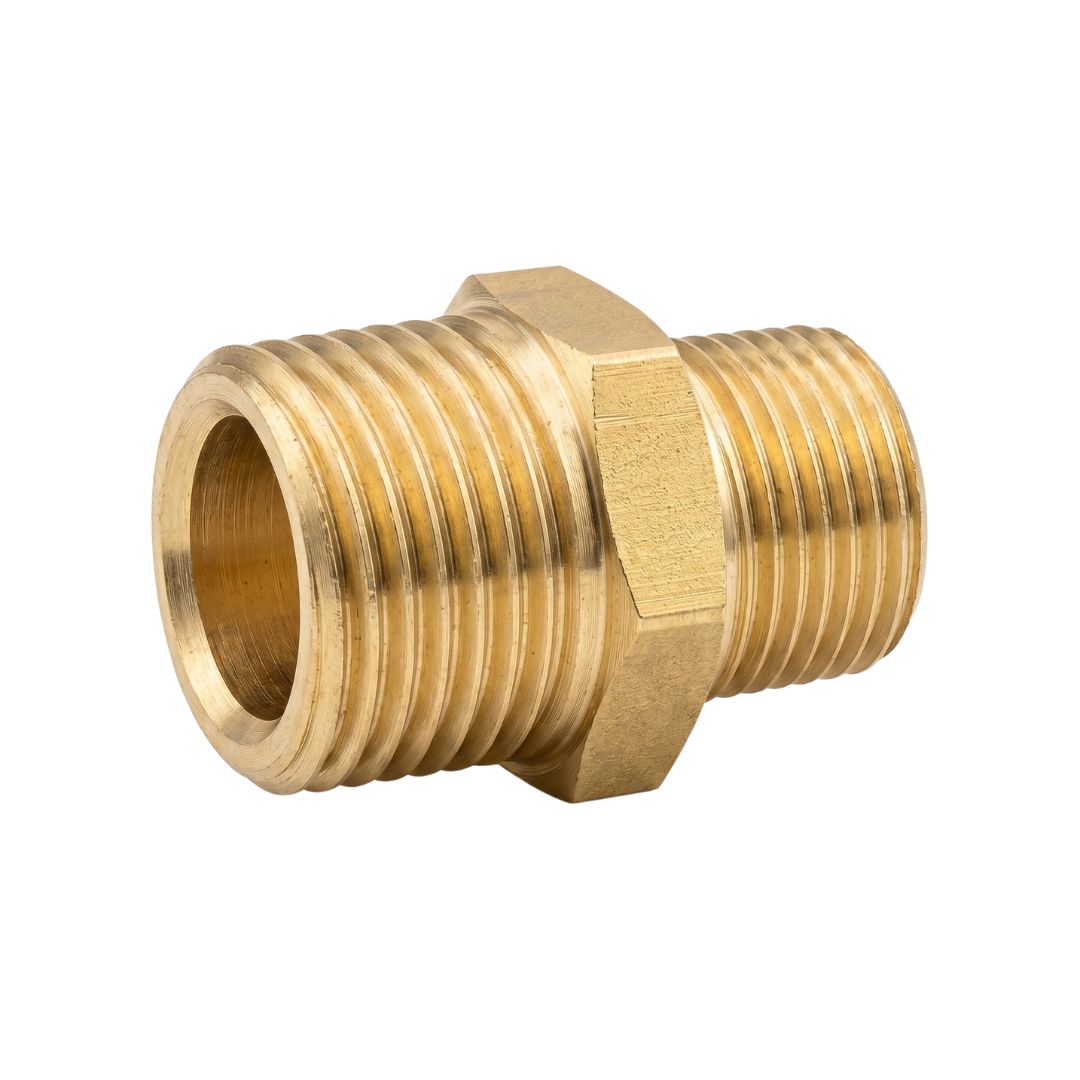 3/8 BSP Male x 1/4 BSP Male Reducing Nipple