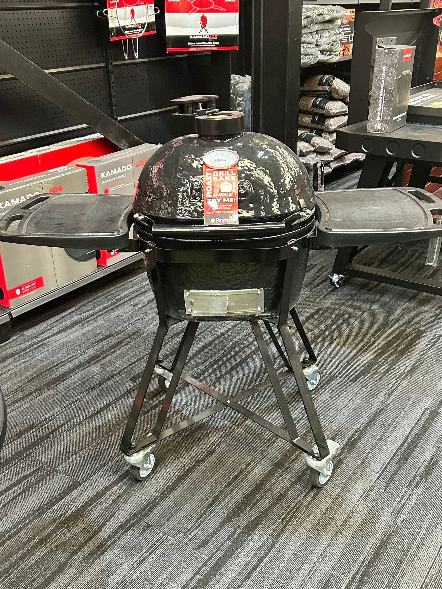 Clearance - Primo Oval All-In-One Charcoal Grill