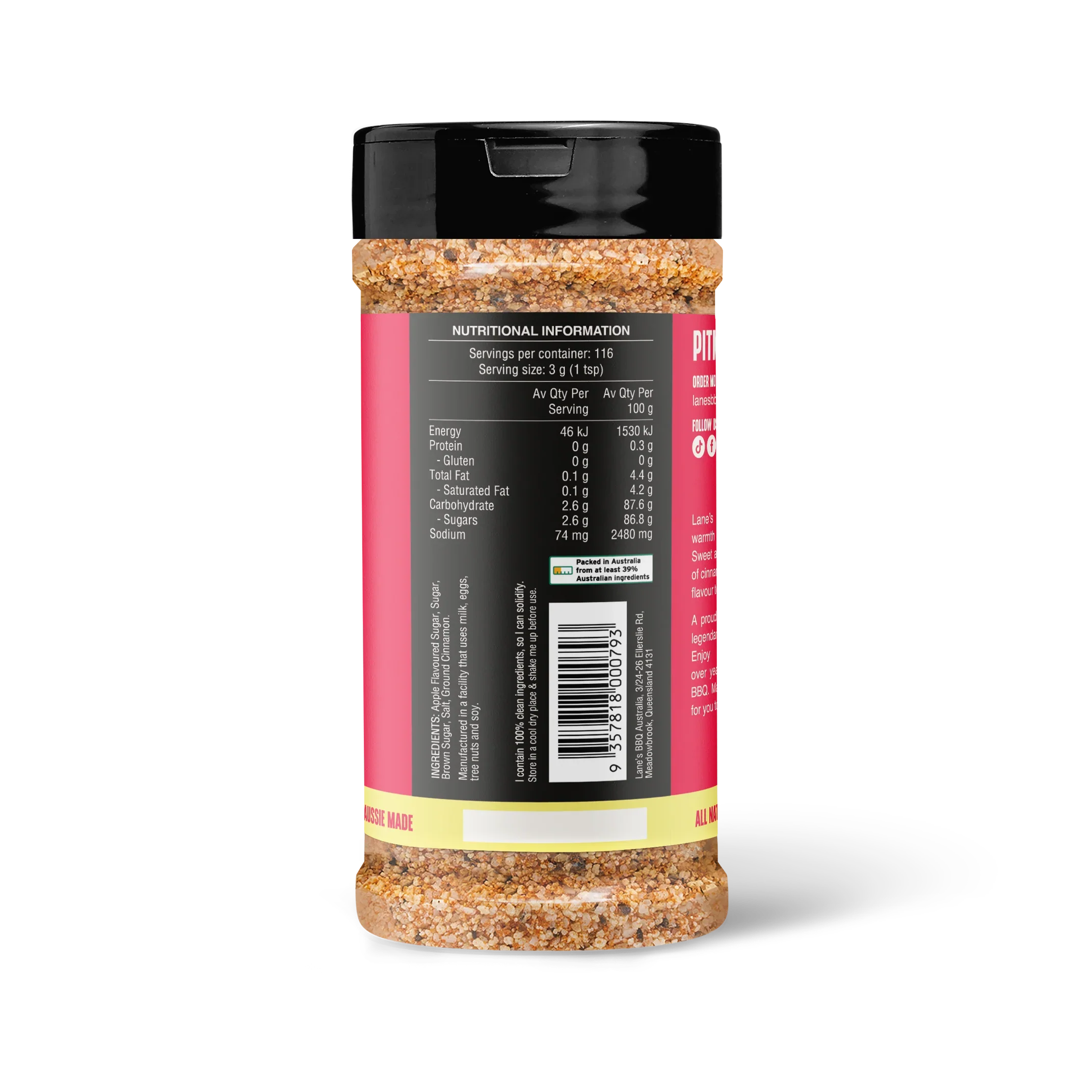 Lanes BBQ Apple Pie Rub