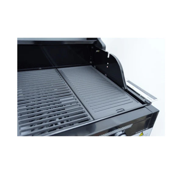 Artusi Matte Black 114cm 4 Burner Drop In BBQ