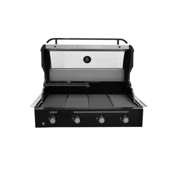 Artusi Matte Black 114cm 4 Burner Drop In BBQ