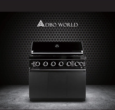 Aspire Stainless Steel 6 Burner Built In BBQ