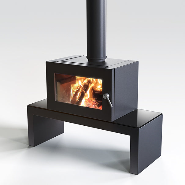 Blaze 605 Wood Heater with Coffee Table Base