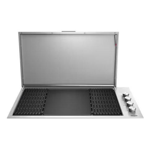Beefeater ProLine Series 6 Burner 316 Stainless Steel Built In Gas BBQ with Lid