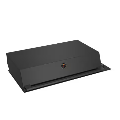Beefeater Proline 6 Burner BBQ and Side Burner with Monument Finish and Gozney Dome Black Pizza Oven Package
