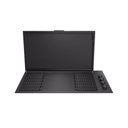 Beefeater ProLine Series 6 Burner Built In Gas BBQ with Lid - COLORBOND Steel Monument Finish