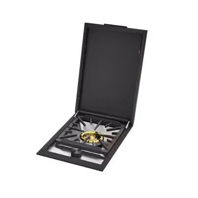 Beefeater Proline 6 Burner BBQ with Hood and Side Burner with COLORBOND Steel Monument Finish - Bundle Deal