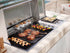 Beefeater ProLine Series 6 Burner 316 Stainless Steel Built In Gas BBQ with Hood