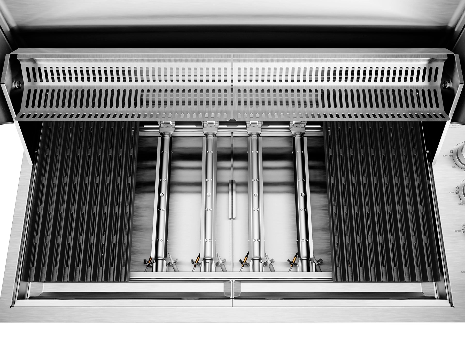 Beefeater ProLine Series 6 Burner 316 Stainless Steel Built In Gas BBQ with Hood