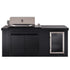 Bossworx Outdoor Kitchen with Stainless Steel 4 Burner BBQ & Fridge