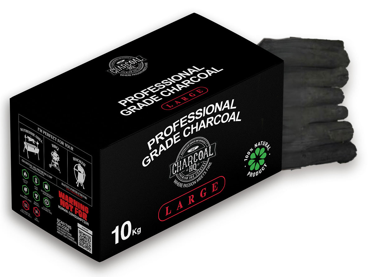 Charcoal HQ - Professional Grade Lump Charcoal 10kg (Box)