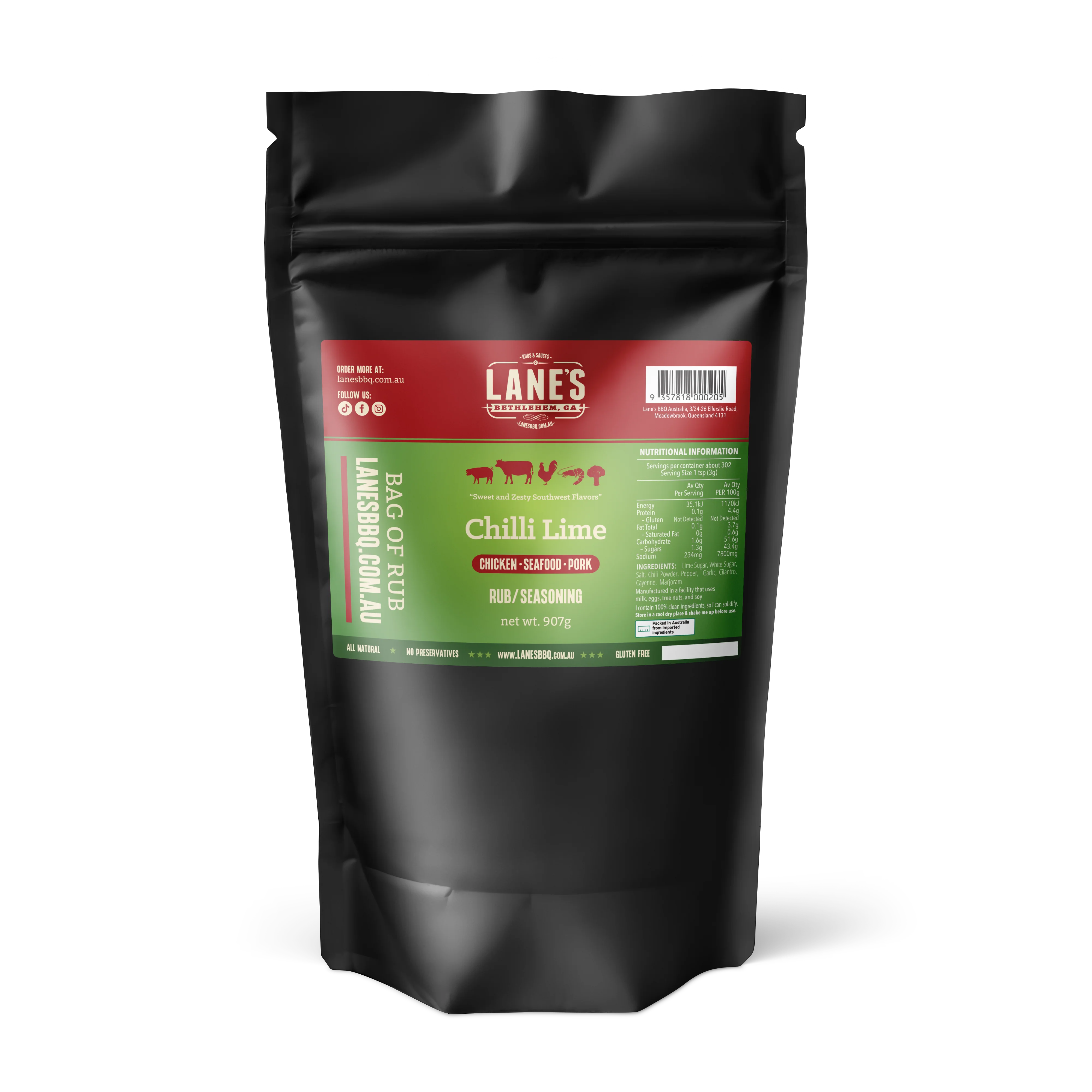 Lanes BBQ Chili Lime Rub