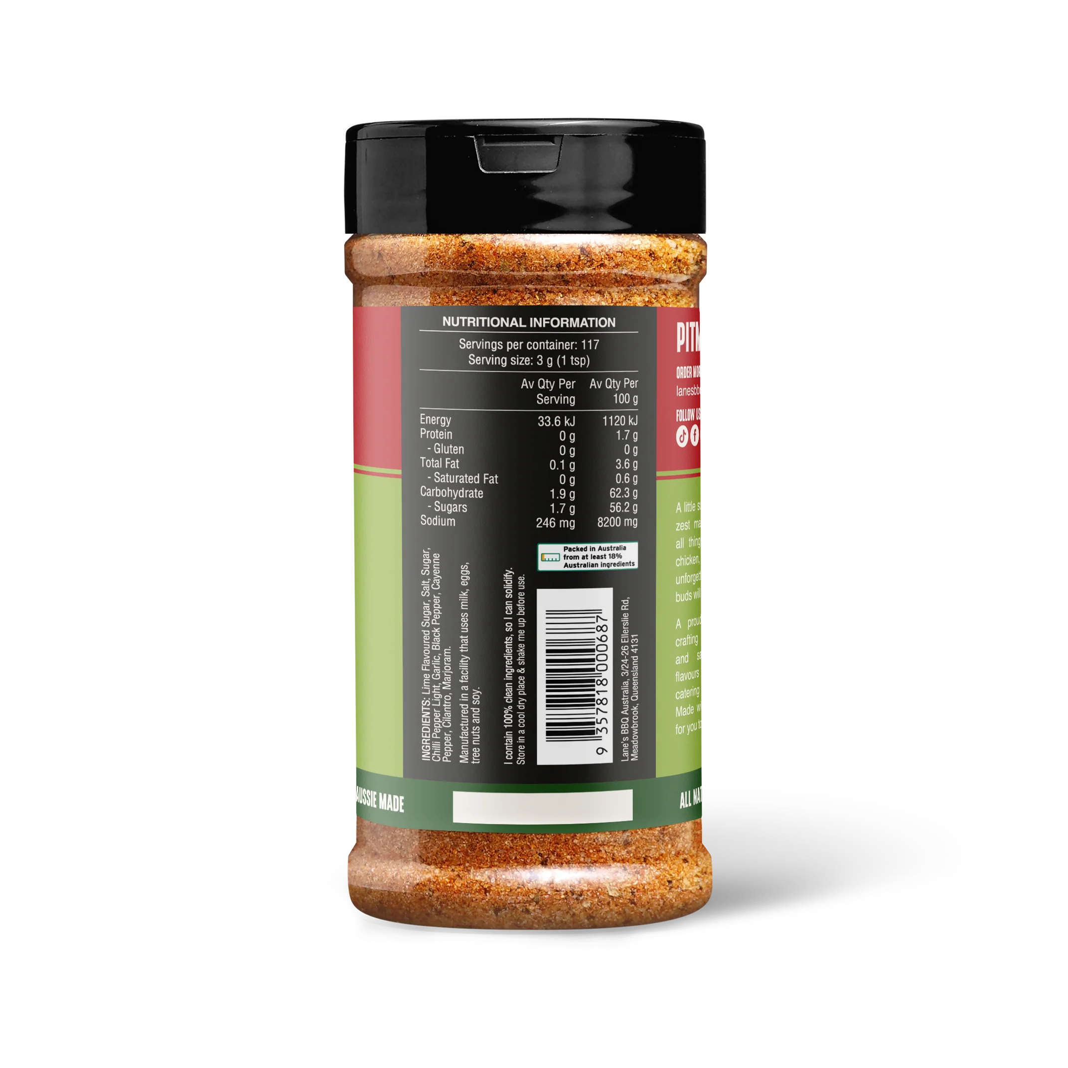 Lanes BBQ Chili Lime Rub