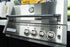 Crossray Xplor Grey Outdoor Kitchen 4 Burner BBQ Single Fridge Storage & Sink
