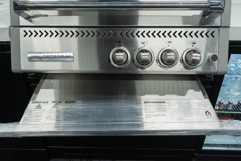 Crossray XPlor 4 Burner Gas Inbuilt BBQ