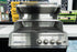 Crossray Xplor Grey Outdoor Kitchen 4 Burner BBQ & Double Side Cabinets