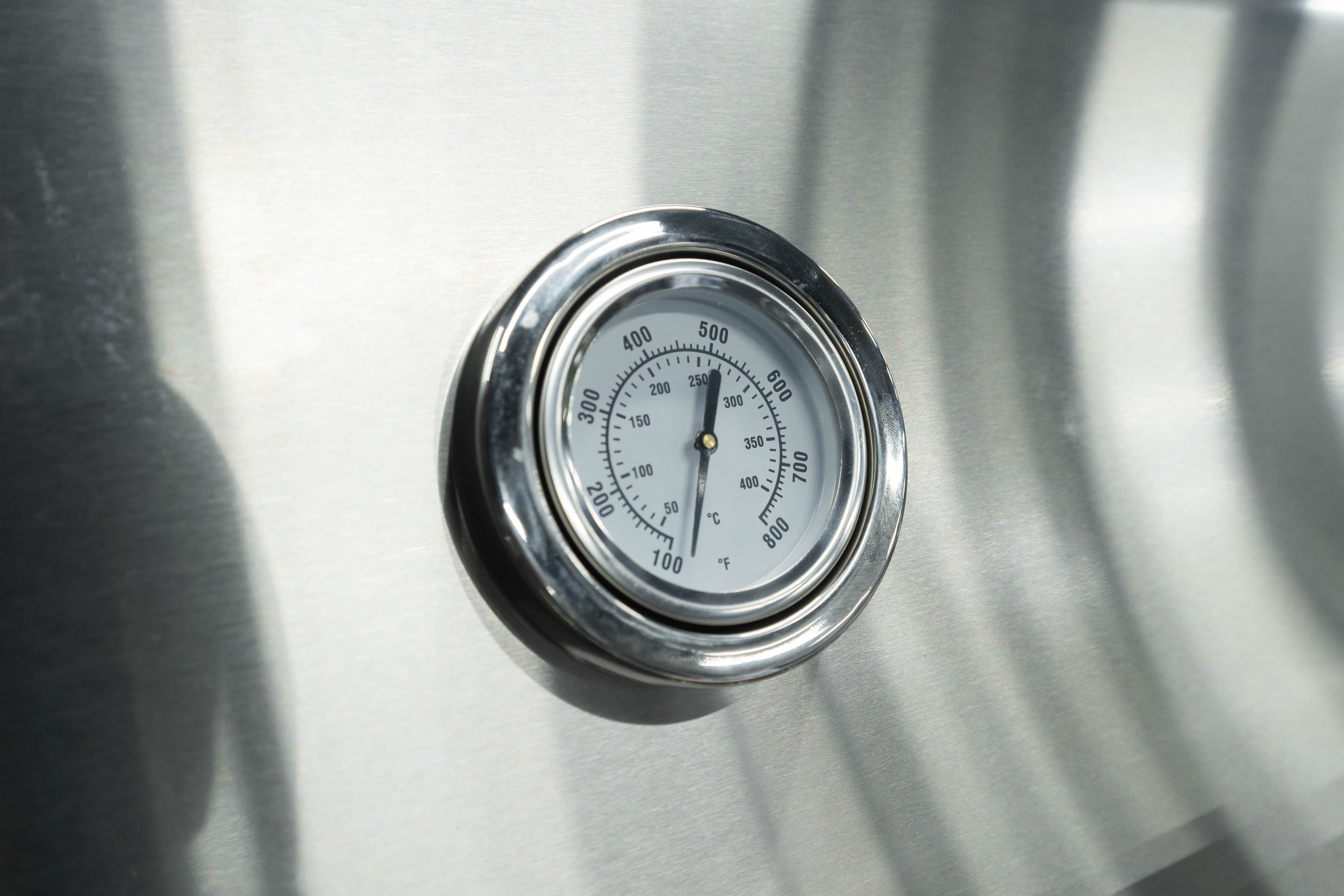 Crossray Xplor Grey Outdoor Kitchen 4 Burner BBQ & Double Side Cabinets