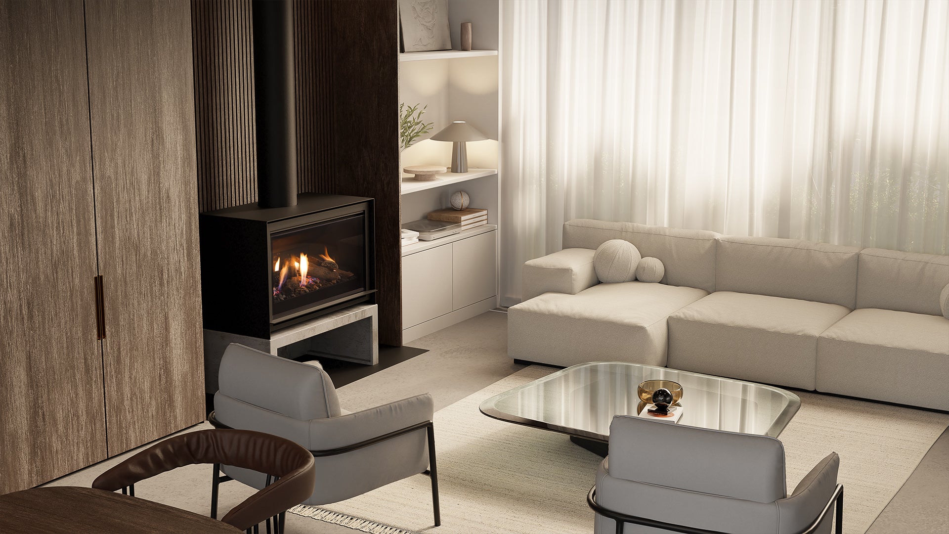 Escea DFS960 Freestanding Gas Fireplace