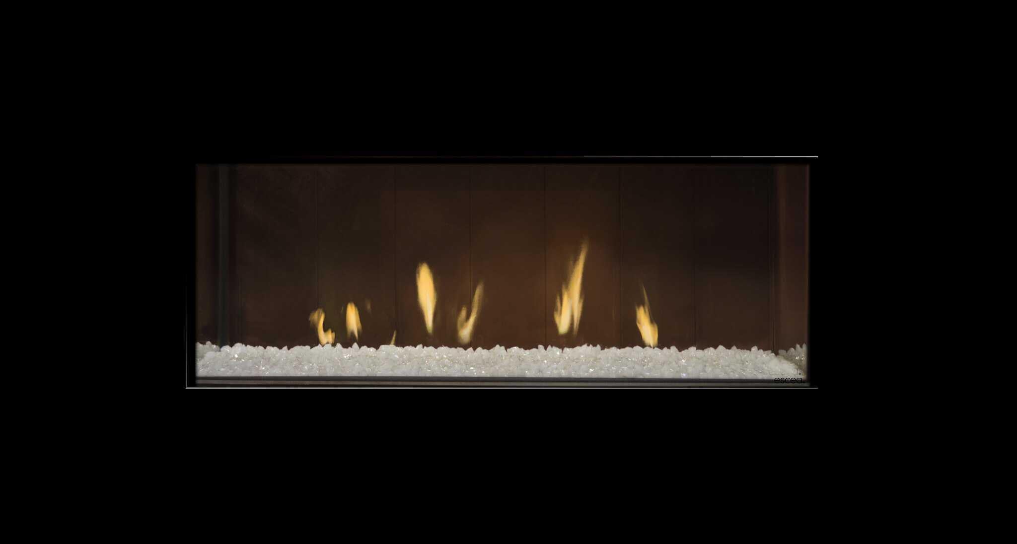 Escea DS1150 Single Sided Gas Fireplace, Heater, Glen Dimplex