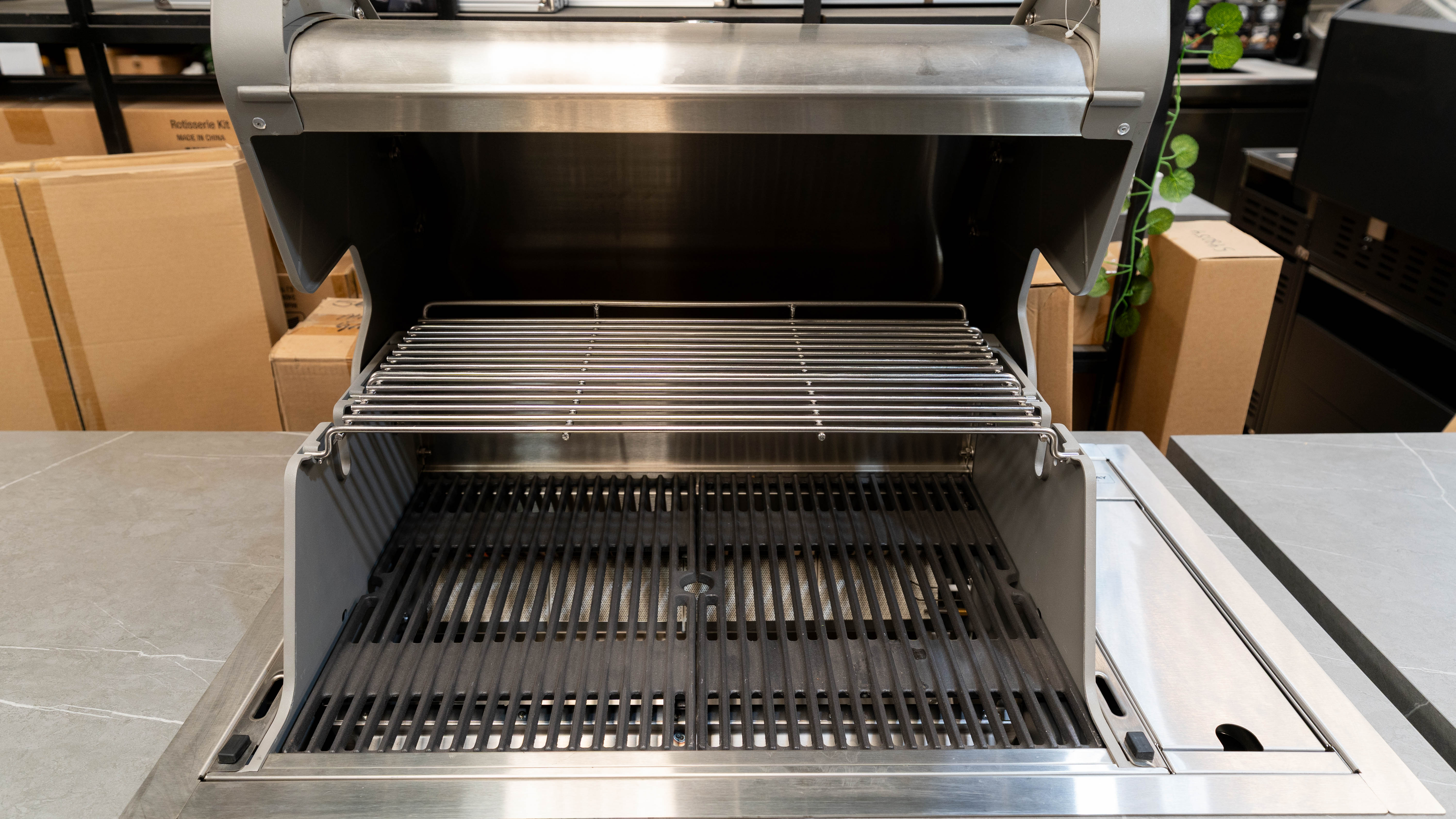 Clearance Sale - Crossray Mini Outdoor Kitchen with 2 Burner Gas BBQ and Single Fridge