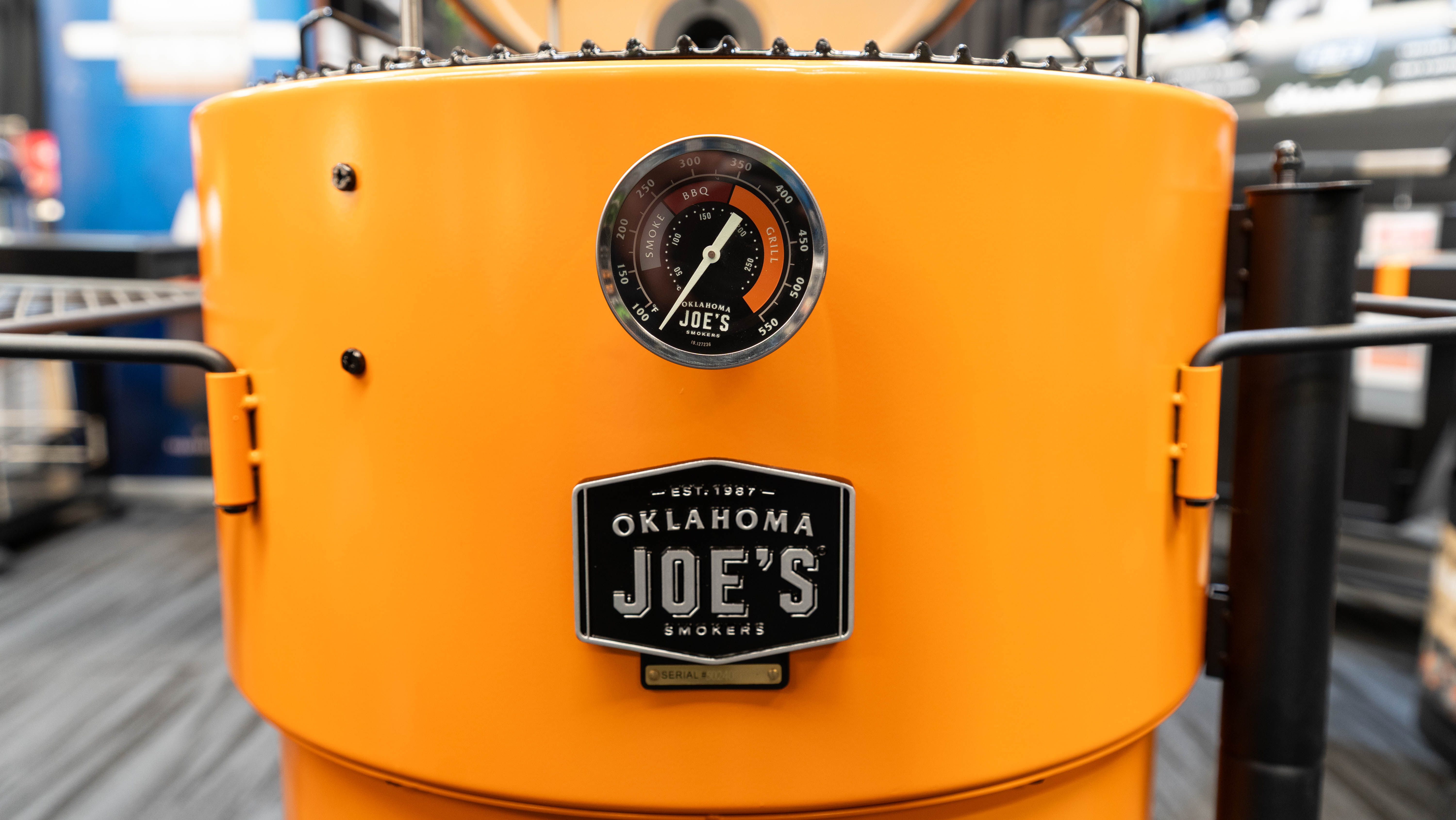 Clearance Sale - Oklahoma Joes Bronco Pro Drum Smoker XL Orange