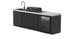 Everdure Seabreeze 3 Burner BBQ Black Modular Outdoor Kitchen with Sink & Beverage Cooler