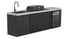 Everdure Seabreeze 3 Burner BBQ Black Modular Outdoor Kitchen with Sink & Beverage Cooler